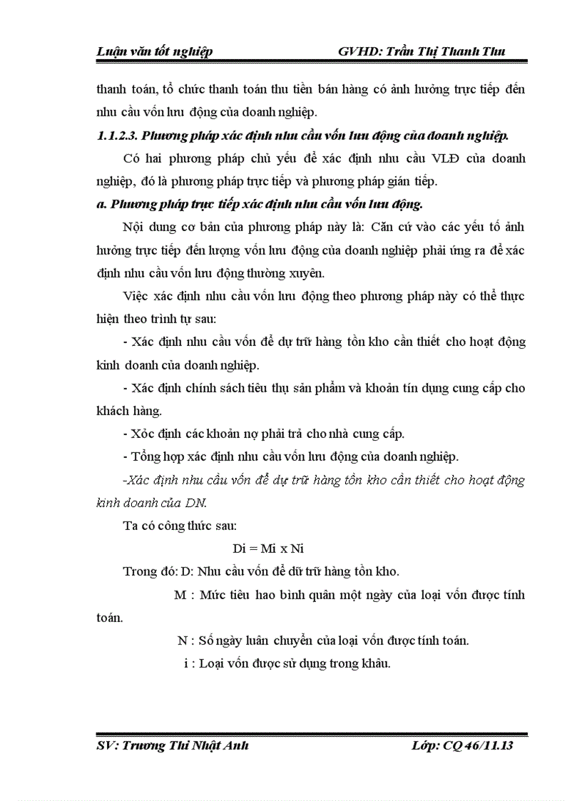 image for page Vốn lưu động và các giải pháp chủ yếu nâng cao hiệu quả sử dụng vốn lưu động tại Công ty Cổ phần Đầu tư Xây dựng và Thương mại Lâm Bình