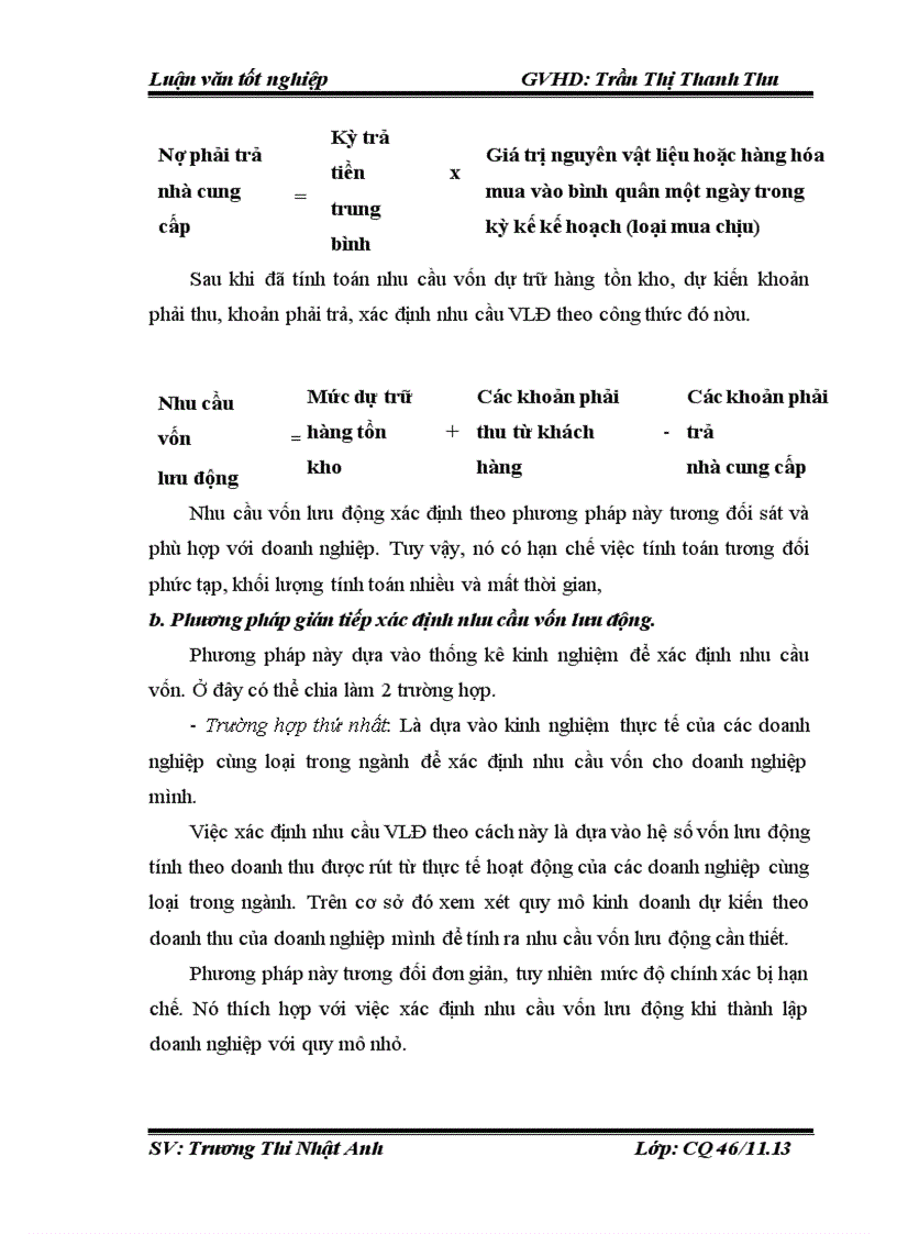 image for page Vốn lưu động và các giải pháp chủ yếu nâng cao hiệu quả sử dụng vốn lưu động tại Công ty Cổ phần Đầu tư Xây dựng và Thương mại Lâm Bình