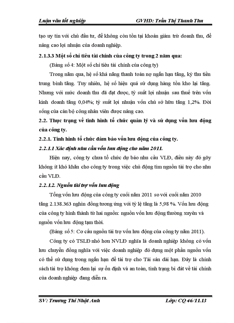 image for page Vốn lưu động và các giải pháp chủ yếu nâng cao hiệu quả sử dụng vốn lưu động tại Công ty Cổ phần Đầu tư Xây dựng và Thương mại Lâm Bình