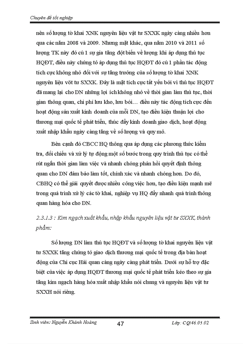 image for page Thủ tục Hải quan điện tử đối với nguyên liệu vật tư nhập khẩu để sản xuất hàng xuất khẩu tại chi cục Hải quan Hà Tây