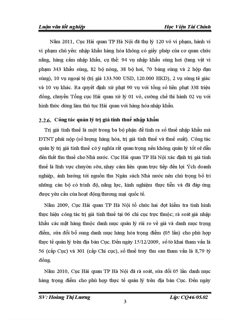 image for page Công tác quản lý thu thuế nhập khẩu tại Cục Hải quan TP Hà Nội 1