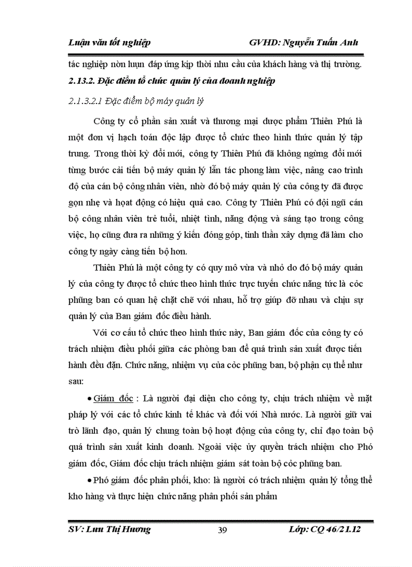 image for page Hoàn thiện kế toán bán hàng và xác định kết quả bán hàng tại công ty cổ phần sản xuất và thương mai dược phẩm Thiên Phú 1