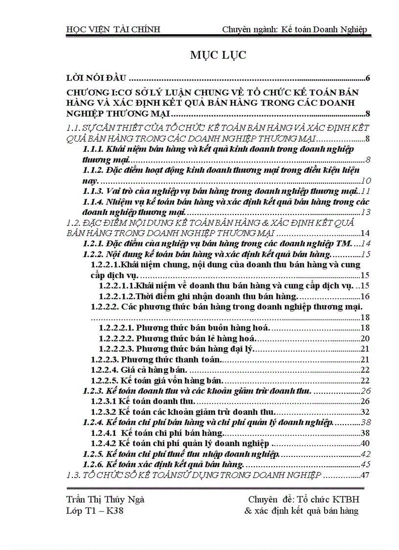 image for page Tổ chức kế toán bán hàng và xác định kết quả bán hàng tại Công ty TNHH Đầu tư Thương mại Ngọc Sơn