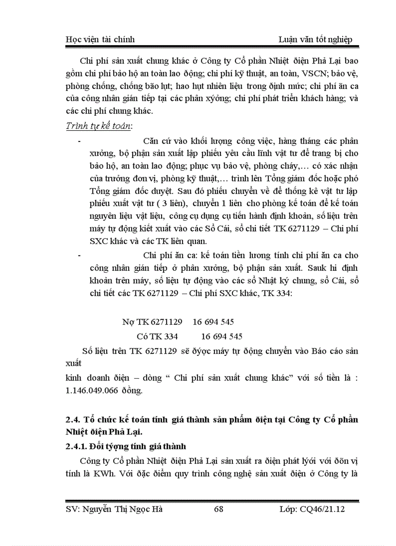 image for page Tổ chức công tác kế toán tập hợp chi phí sản xuất và tính giá thành sản phẩm tại Công ty cổ phần Nhiệt điện Phả Lại 1