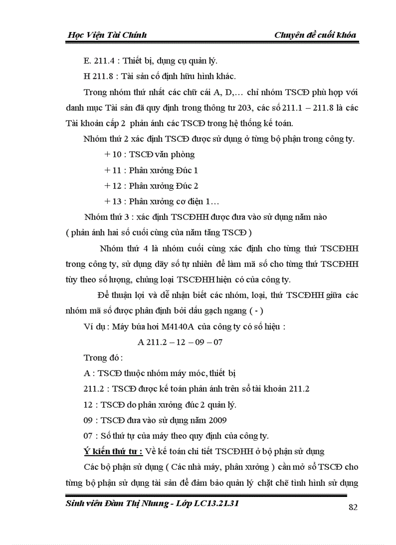 image for page Hoàn thiện công tác kế toán tài sản cố định hữu hình tại công ty TNHH Nhà nước một thành viên cơ khí Đông Anh