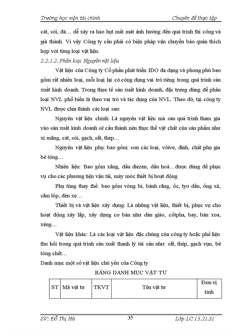 image for page Hoàn thiện kế toán Nguyên vật liệu tại Công ty Cổ phần phát triển IDO