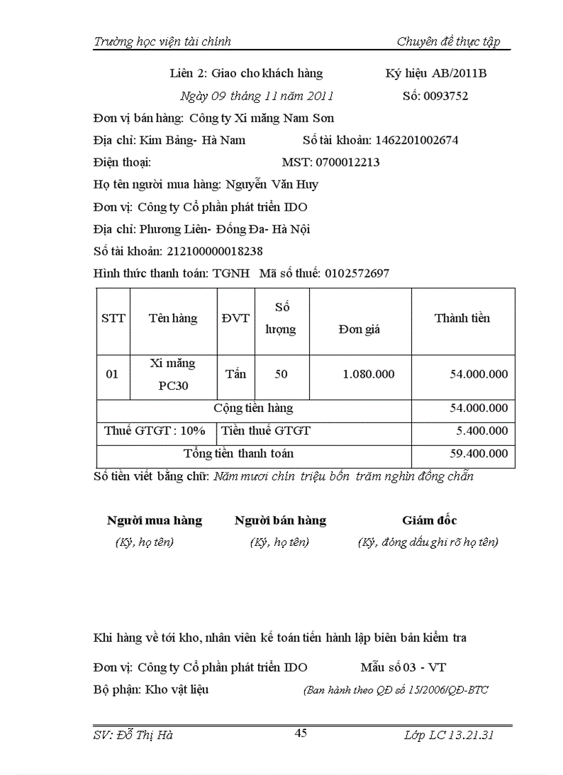 image for page Hoàn thiện kế toán Nguyên vật liệu tại Công ty Cổ phần phát triển IDO