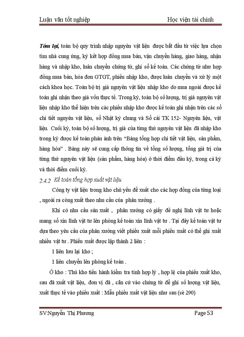 image for page Tổ chức kế toán nguyên vật liệu