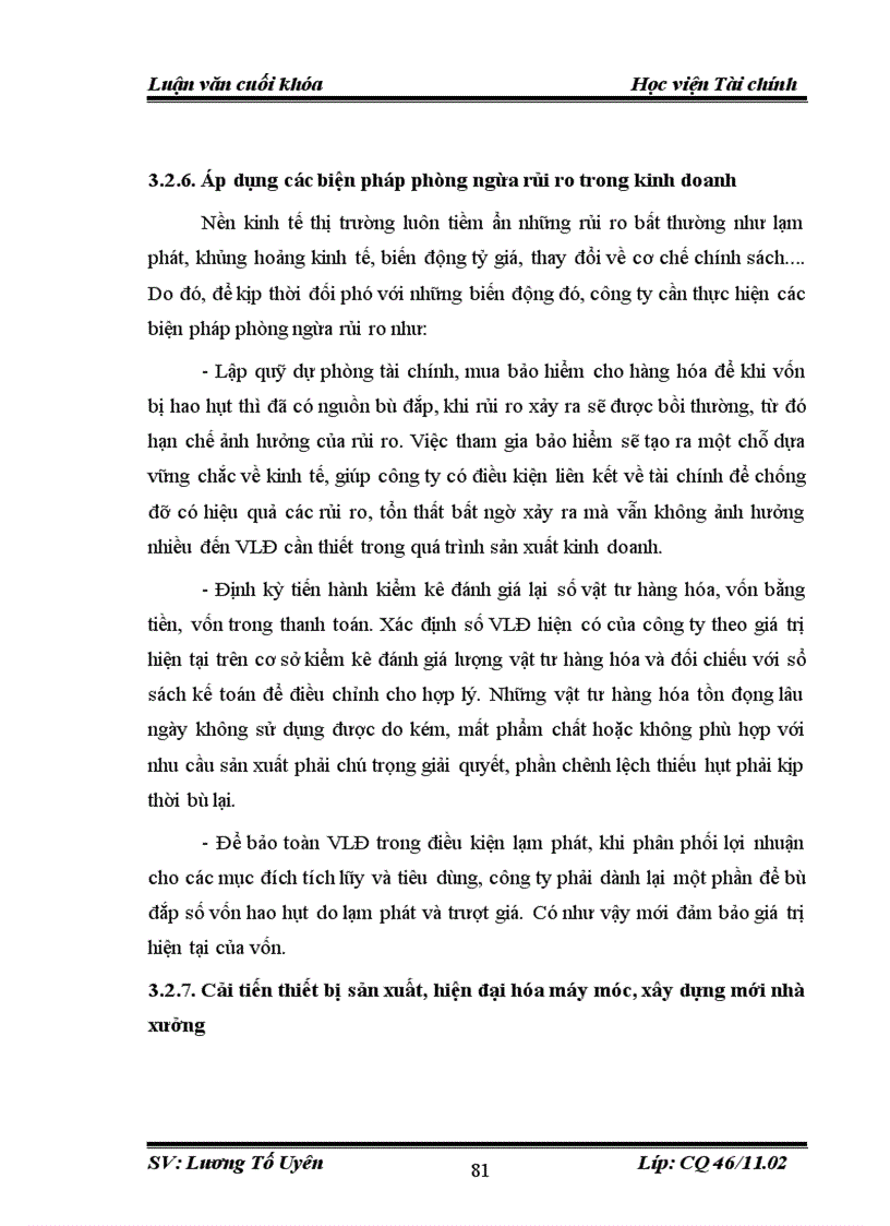 image for page Một số giải pháp nhằm nâng cao hiệu quả sử dụng vốn lưu động tại công ty TNHH Feldspar An Bình