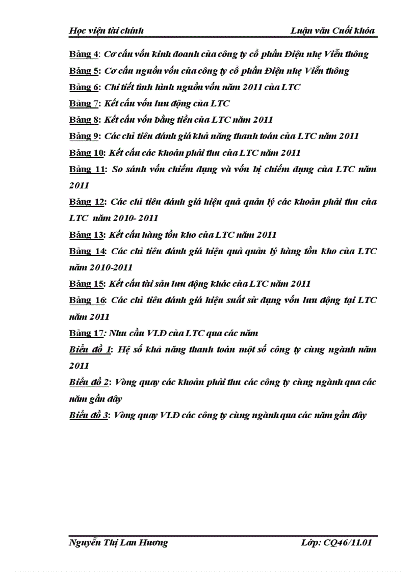 image for page Vốn lưu động và một số giải pháp nhằm nâng cao hiệu quả sử dụng vốn lưu động của công ty cổ phần Điện nhẹ Viễn thông