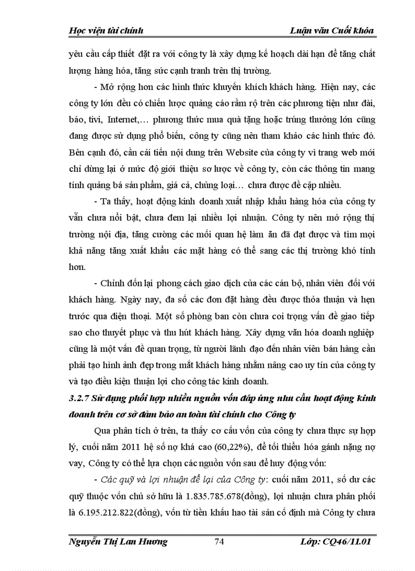 image for page Vốn lưu động và một số giải pháp nhằm nâng cao hiệu quả sử dụng vốn lưu động của công ty cổ phần Điện nhẹ Viễn thông