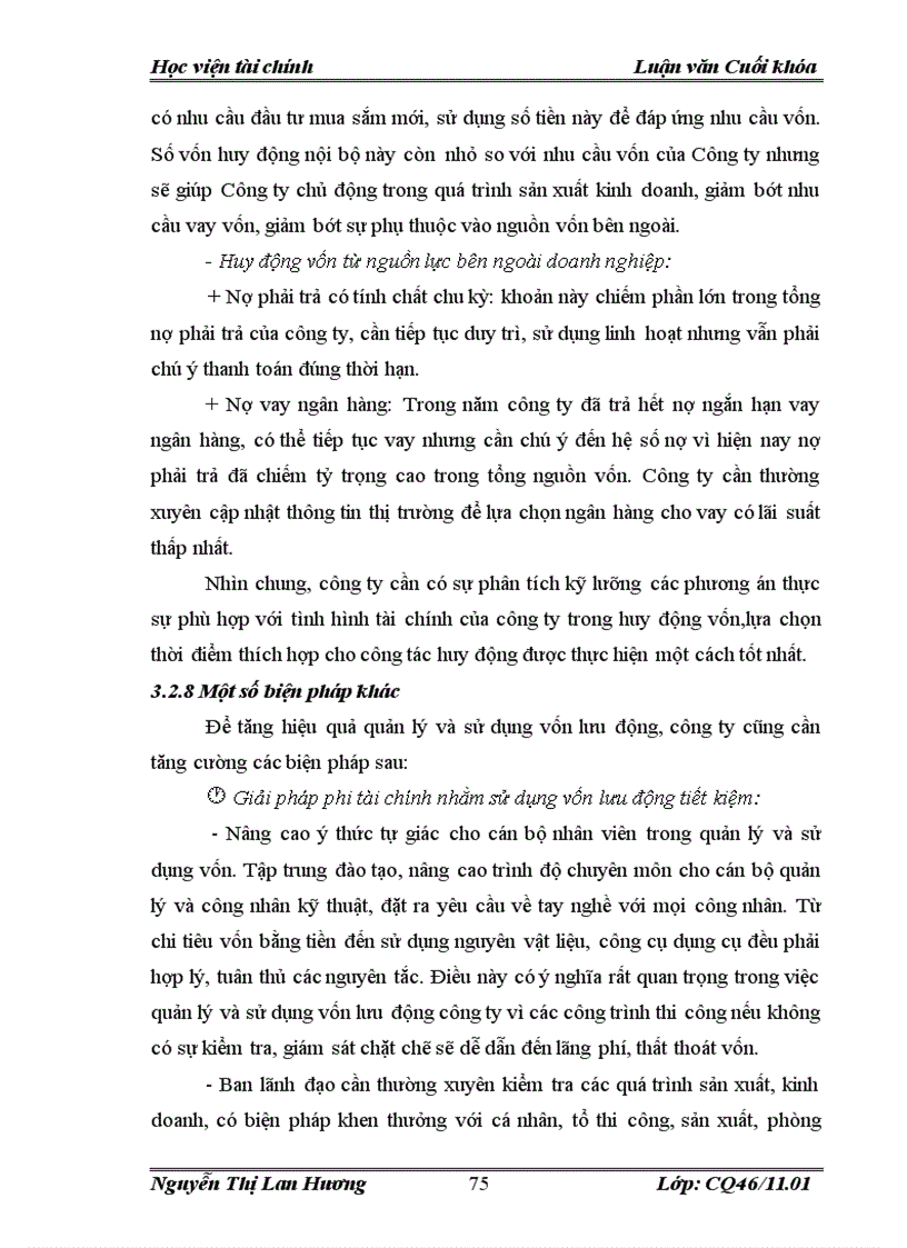image for page Vốn lưu động và một số giải pháp nhằm nâng cao hiệu quả sử dụng vốn lưu động của công ty cổ phần Điện nhẹ Viễn thông