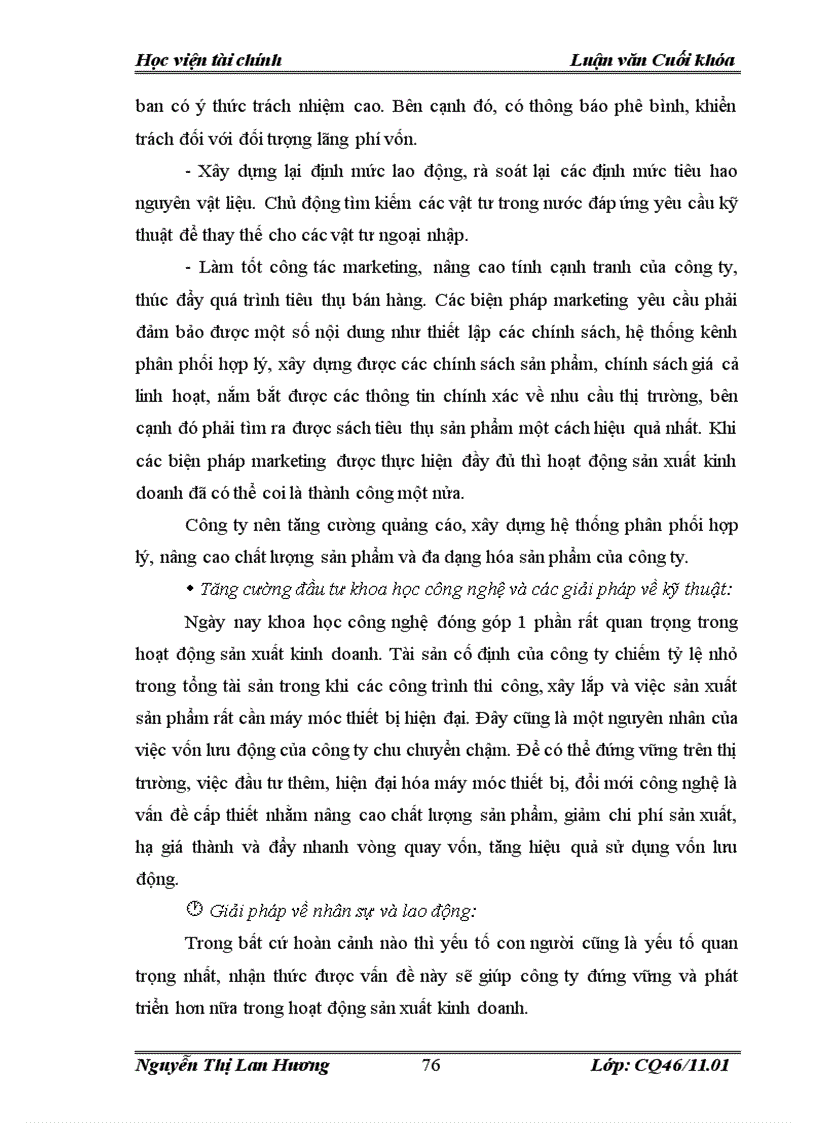 image for page Vốn lưu động và một số giải pháp nhằm nâng cao hiệu quả sử dụng vốn lưu động của công ty cổ phần Điện nhẹ Viễn thông