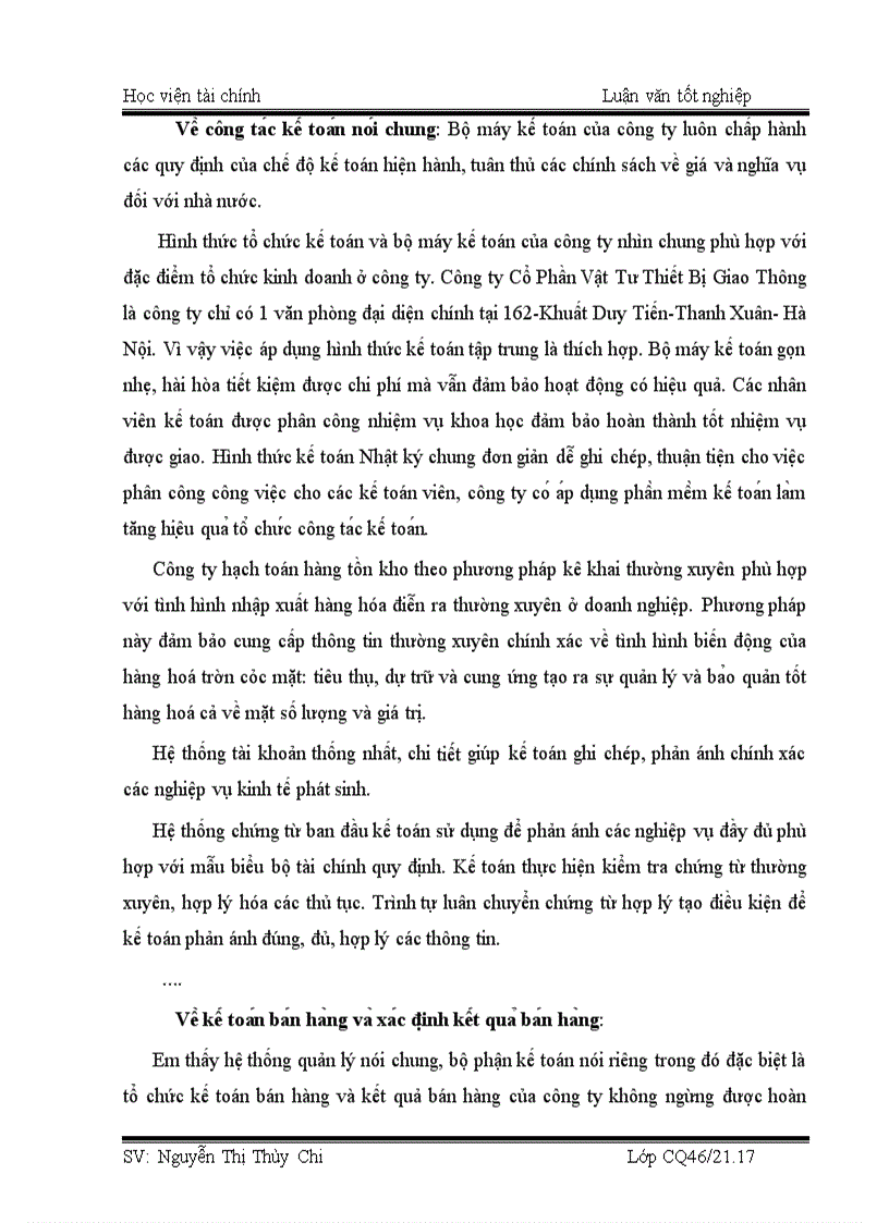 image for page Tổ chức công tác kế toán bán hàng và xác định kết quả bán hàng tại công ty Cổ Phần Vật Tư Thiết Bị Giao Thông Transmeco