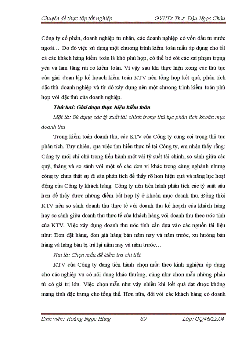 image for page Hoàn thiện quy trình kiểm toán khoản mục doanh thu trong kiểm toán Báo cáo tài chính do công ty TNHH Kiểm toán Tư vấn Định giá ACC VIỆT NAM thực hiện 3