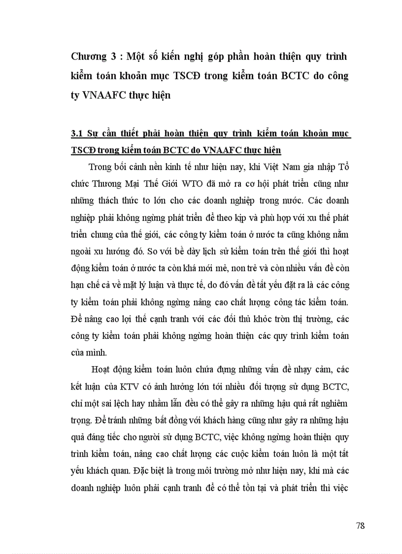 image for page Hoàn thiện quy trình kiểm toán khoản mục tài sản cố định trong kiểm toán báo cáo tài chính do công ty TNHH Tài chính kế toán và kiểm toán Việt Nam thực hiện 1