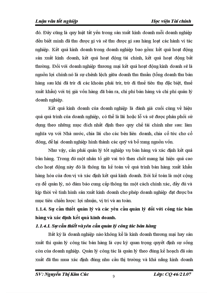 image for page Tổ chức công tác kế toán bán hàng và xác định kết quả kinh doanh tại Công ty TNHH SX TM XNK Lửa Việt 1