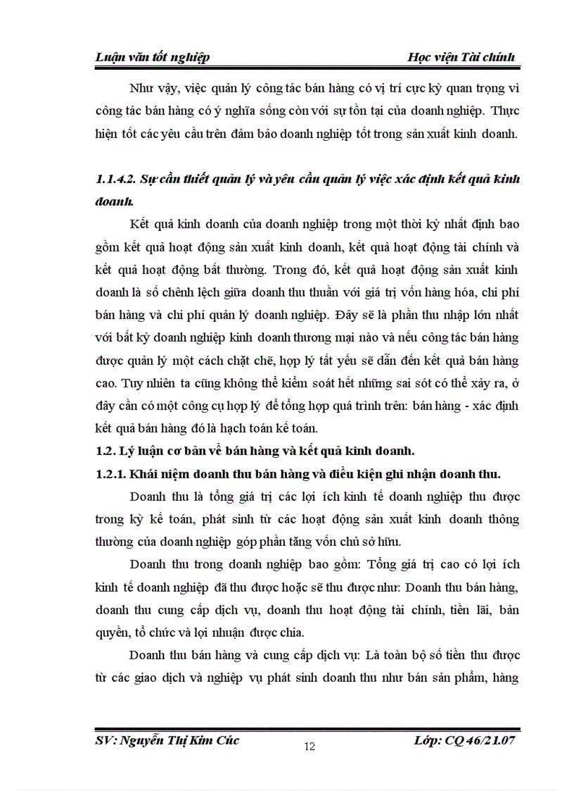 image for page Tổ chức công tác kế toán bán hàng và xác định kết quả kinh doanh tại Công ty TNHH SX TM XNK Lửa Việt 1