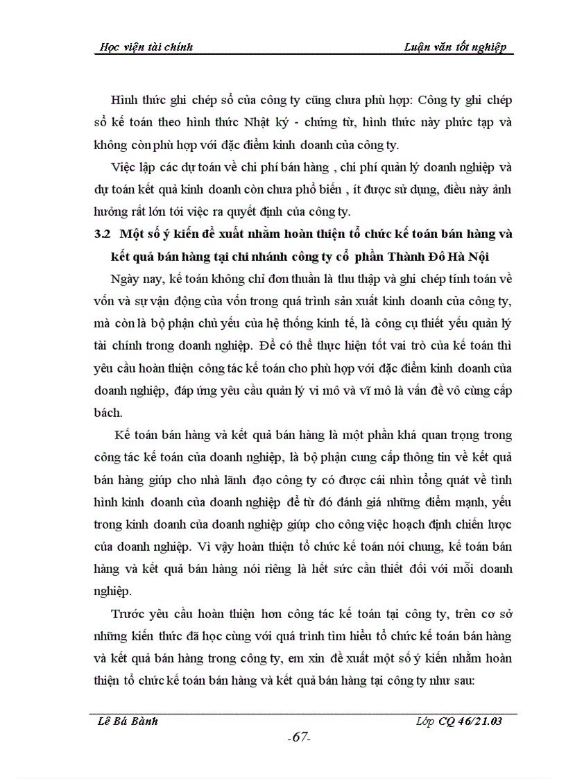 image for page Hoàn thiện tổ chức công tác kế toán bán hàng và kết quả bán hàng tại chi nhánh công ty cổ phần Thành Đô Hà Nội 1