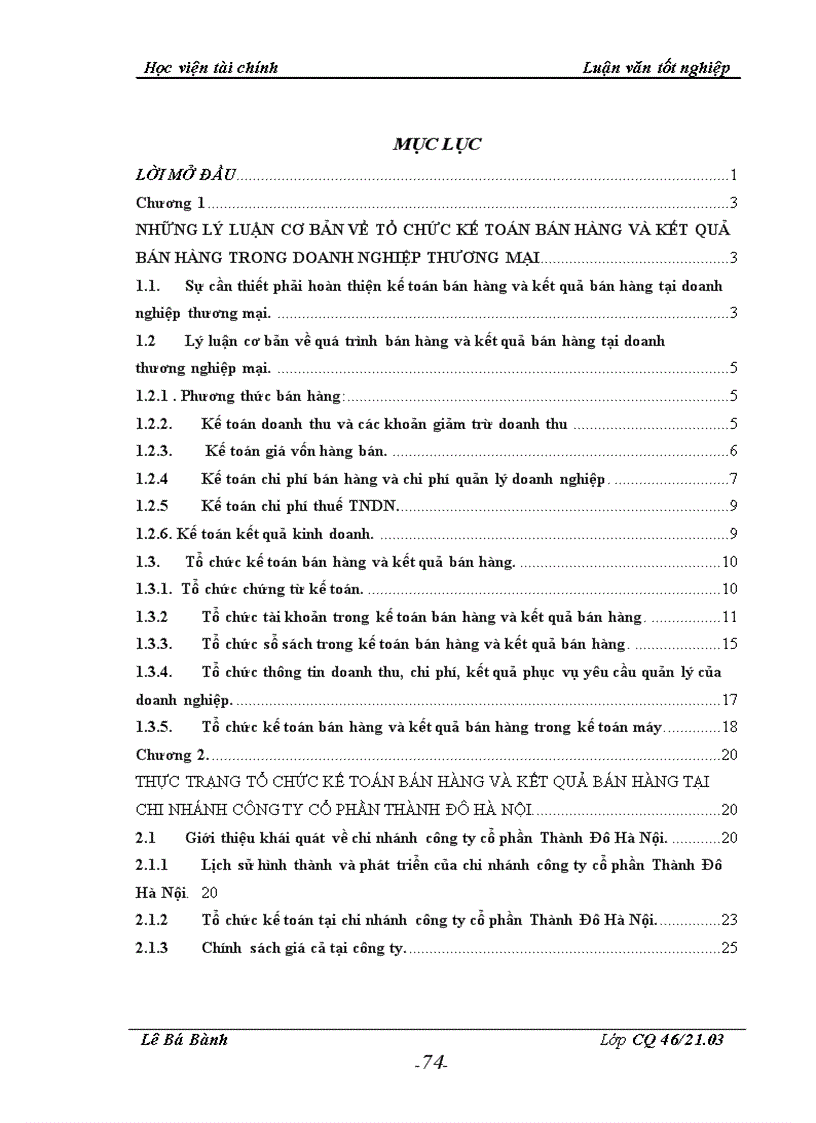 image for page Hoàn thiện tổ chức công tác kế toán bán hàng và kết quả bán hàng tại chi nhánh công ty cổ phần Thành Đô Hà Nội 1