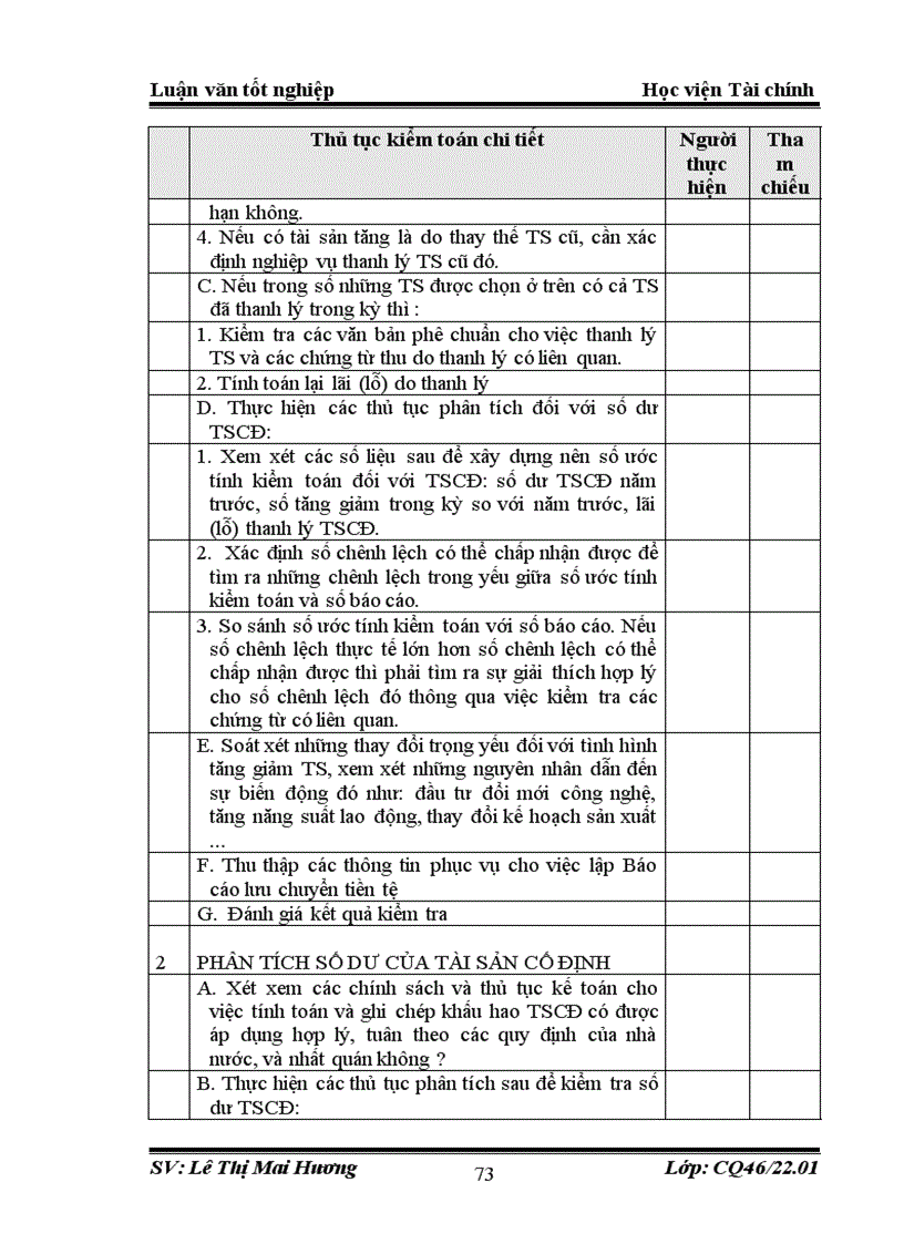 image for page Hoàn thiện kiểm toán khoản mục TSCĐ trong kiểm toán BCTC do công ty TNHH Kiểm toán và Tư vấn tài chính quốc tế IFC thực hiện 1