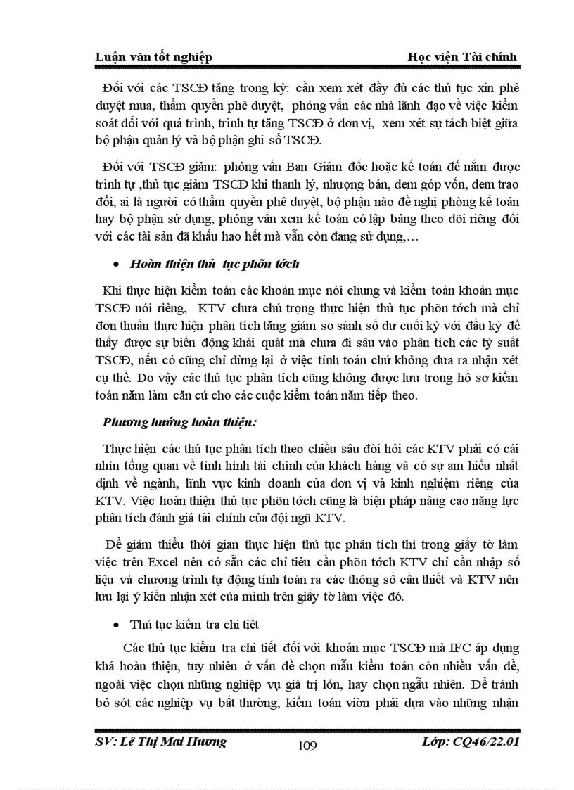 image for page Hoàn thiện kiểm toán khoản mục TSCĐ trong kiểm toán BCTC do công ty TNHH Kiểm toán và Tư vấn tài chính quốc tế IFC thực hiện 1
