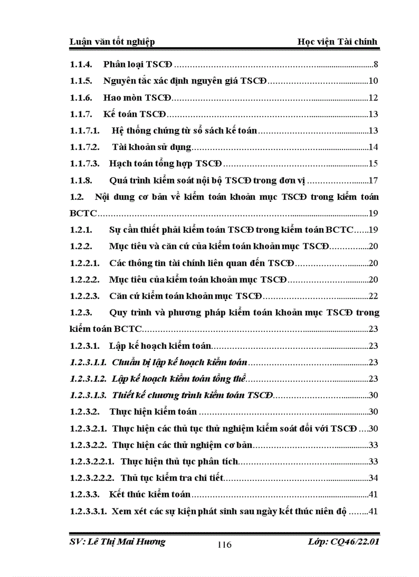 image for page Hoàn thiện kiểm toán khoản mục TSCĐ trong kiểm toán BCTC do công ty TNHH Kiểm toán và Tư vấn tài chính quốc tế IFC thực hiện 1