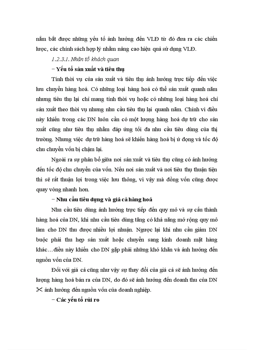 image for page Vốn lưu động và một số giái pháp chủ yếu nhằm nâng cao hiệu quả sử dụng vốn lưu động tại Công ty Cổ phần đầu tư xây lắp và vật liệu xây dựng Đông Anh 1