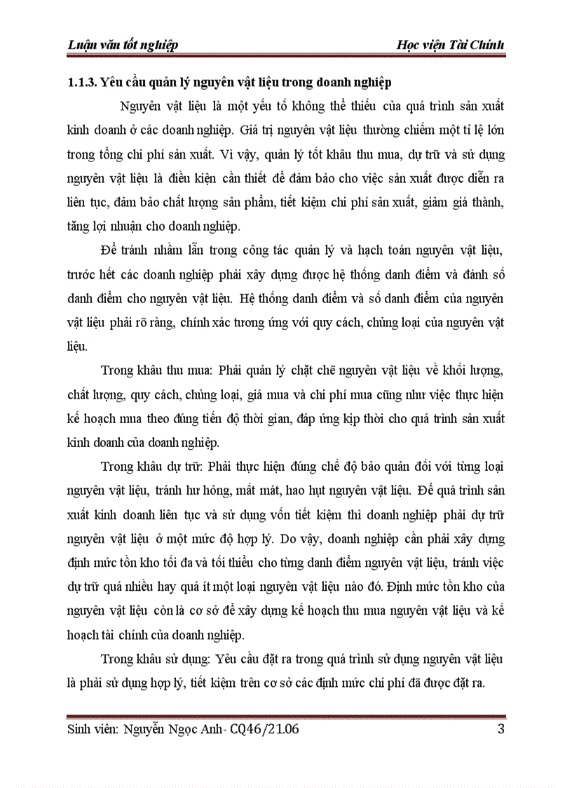 image for page Kế toán nguyên vật liệu trong công ty cổ phần bia rượu viger