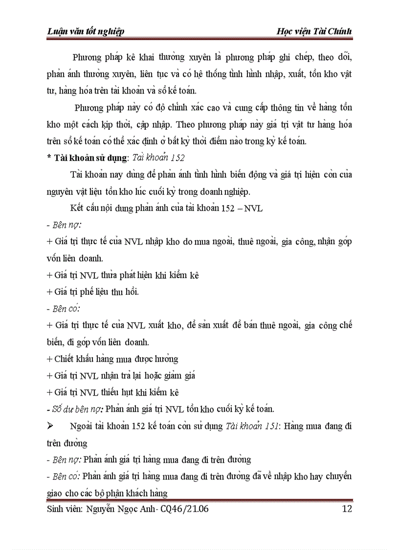 image for page Kế toán nguyên vật liệu trong công ty cổ phần bia rượu viger