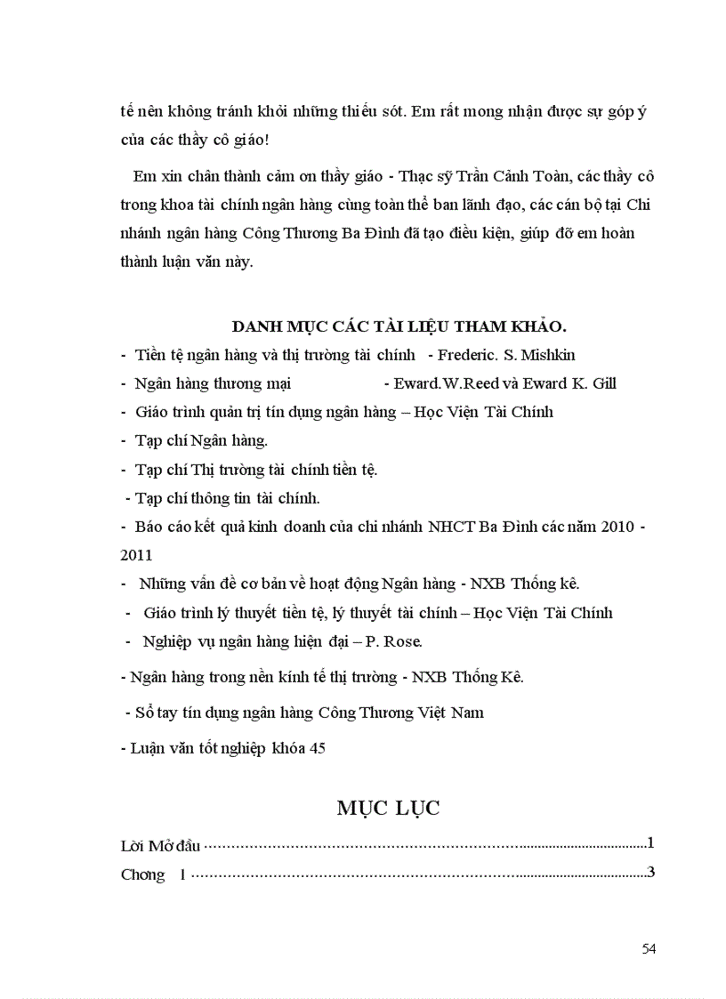 image for page Các giải pháp nâng cao chất lượng tín dụng trong hoạt động cho vay trung và dài hạn tại nhtm cp công thương chi nhánh ba đình 1