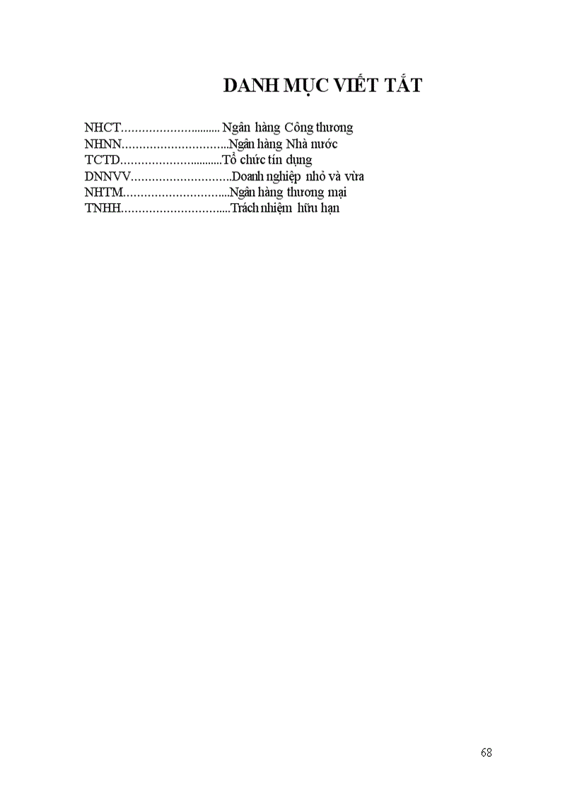 image for page Các giải pháp mở rộng và nâng cao hiệu quả cho vay DNNVV tại NHTM Cổ phần Công thương Việt Nam Chi nhánh Hoàn Kiếm 1