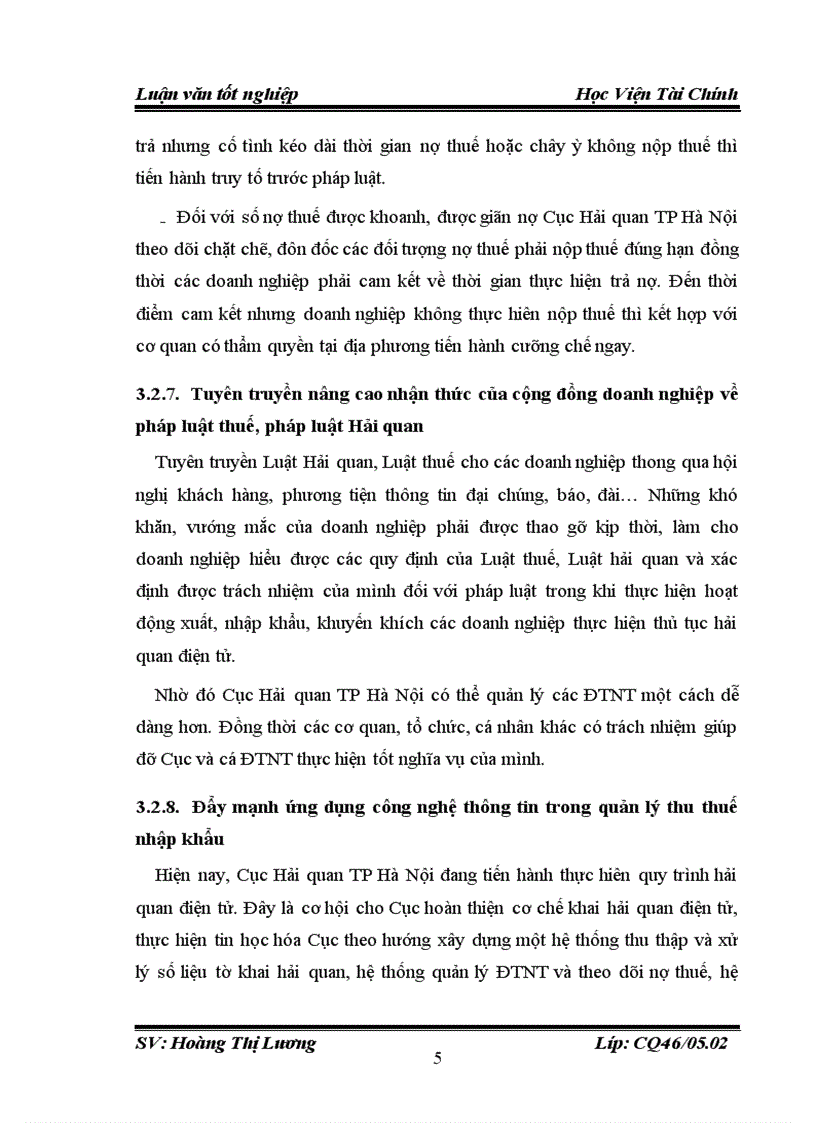 image for page Công tác quản lý thu thuế nhập khẩu tại Cục Hải quan TP Hà Nội 3