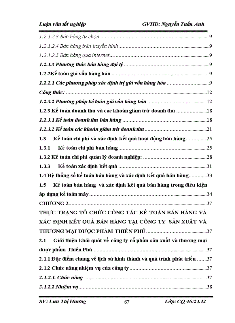 image for page Hoàn thiện kế toán bán hàng và xác định kết quả bán hàng tại công ty cổ phần sản xuất và thương mai dược phẩm Thiên Phú 3