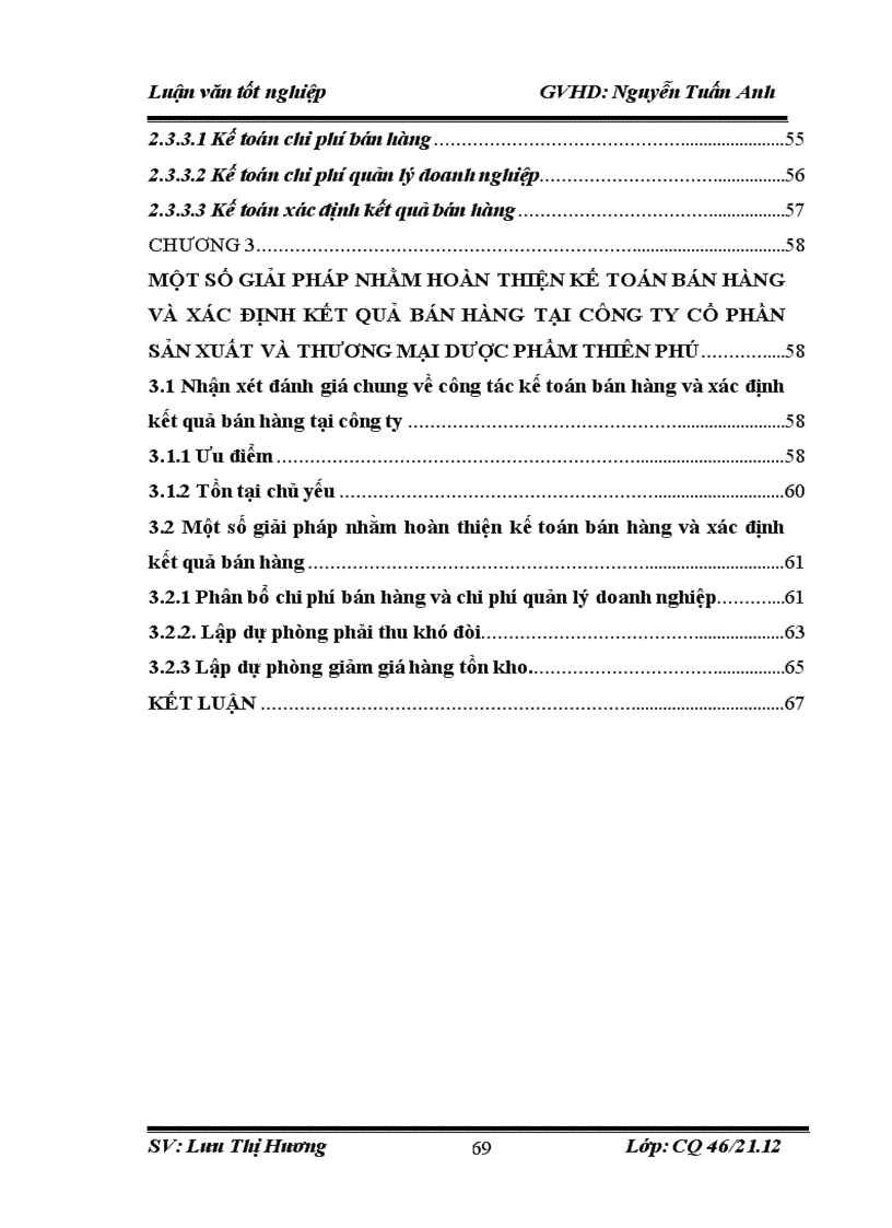image for page Hoàn thiện kế toán bán hàng và xác định kết quả bán hàng tại công ty cổ phần sản xuất và thương mai dược phẩm Thiên Phú 3