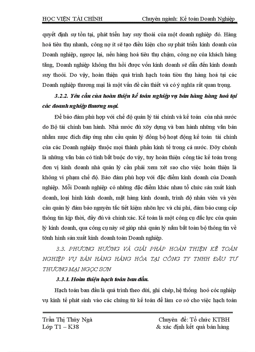 image for page Tổ chức kế toán bán hàng và xác định kết quả bán hàng tại Công ty TNHH Đầu tư Thương mại Ngọc Sơn 1