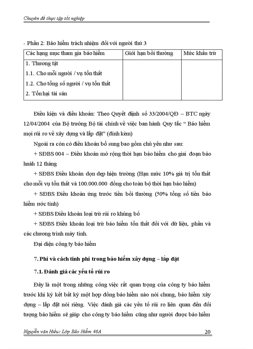 image for page Quá trình triển khai nghiệp vụ bảo hiểm xây dựng lắp đặt tại Bảo Minh Hà Nội trong thời gian qua 4