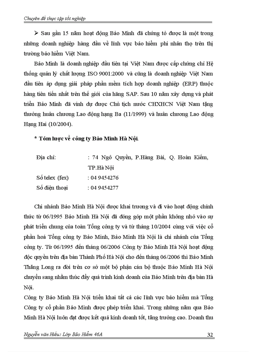 image for page Quá trình triển khai nghiệp vụ bảo hiểm xây dựng lắp đặt tại Bảo Minh Hà Nội trong thời gian qua 4