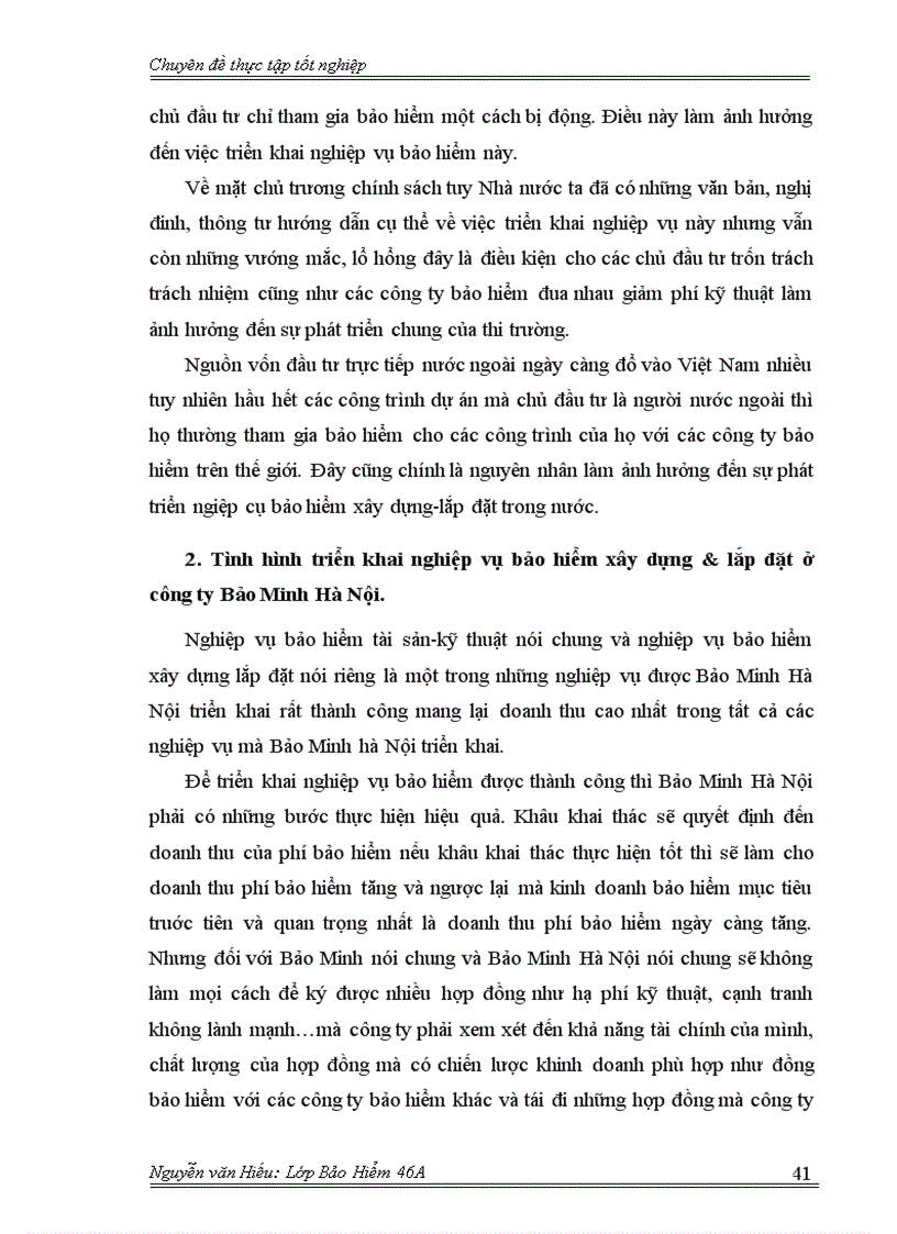 image for page Quá trình triển khai nghiệp vụ bảo hiểm xây dựng lắp đặt tại Bảo Minh Hà Nội trong thời gian qua 4