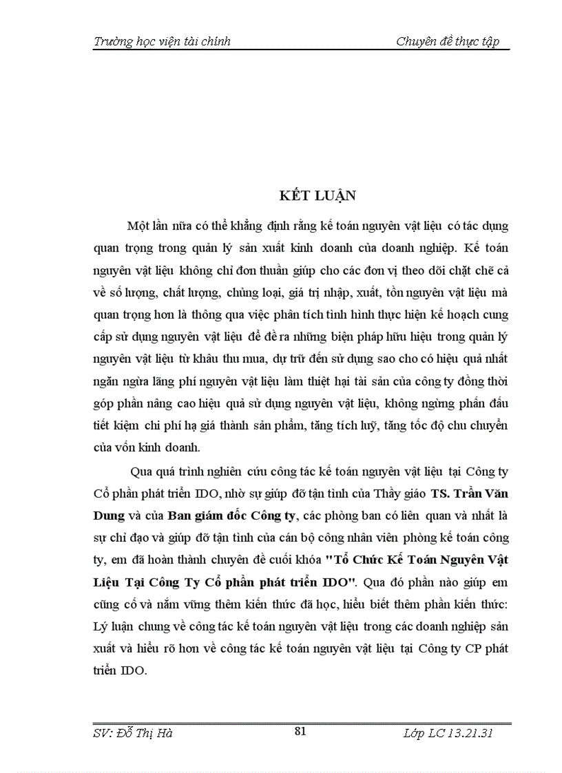 image for page Hoàn thiện kế toán Nguyên vật liệu tại Công ty Cổ phần phát triển IDO 1