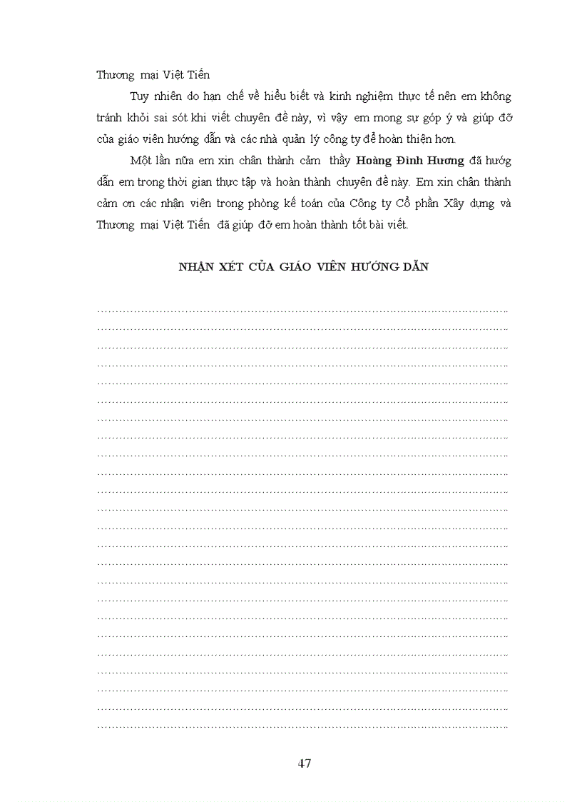 image for page Kế toán doanh thu bán hàng và xác định kết quả kinh doanh của Công ty Cổ phần Xây dựng và Thương mại Việt Tiến 1