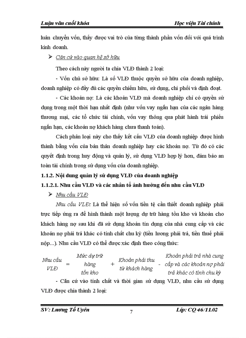 image for page Một số giải pháp nhằm nâng cao hiệu quả sử dụng vốn lưu động tại công ty TNHH Feldspar An Bình