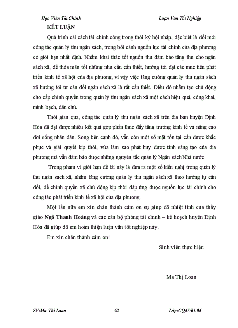 image for page Một số giải pháp nhằm tăng cường quản lý thu ngân sách xã hướng tới tự cân đối ngân sách xã trên địa bàn huyện Định Hóa tỉnh Thái Nguyên 3