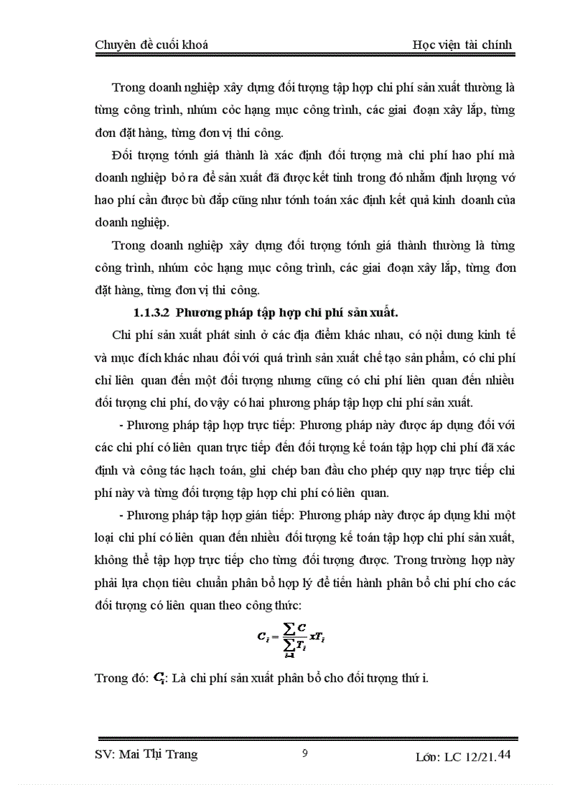 image for page Kế toán tập hợp chi phí sản xuất và tính giá thành sản phẩm xây lắp tại công ty cổ phần tư vấn đầu tư phát triển và xây dựng THIKECO 5