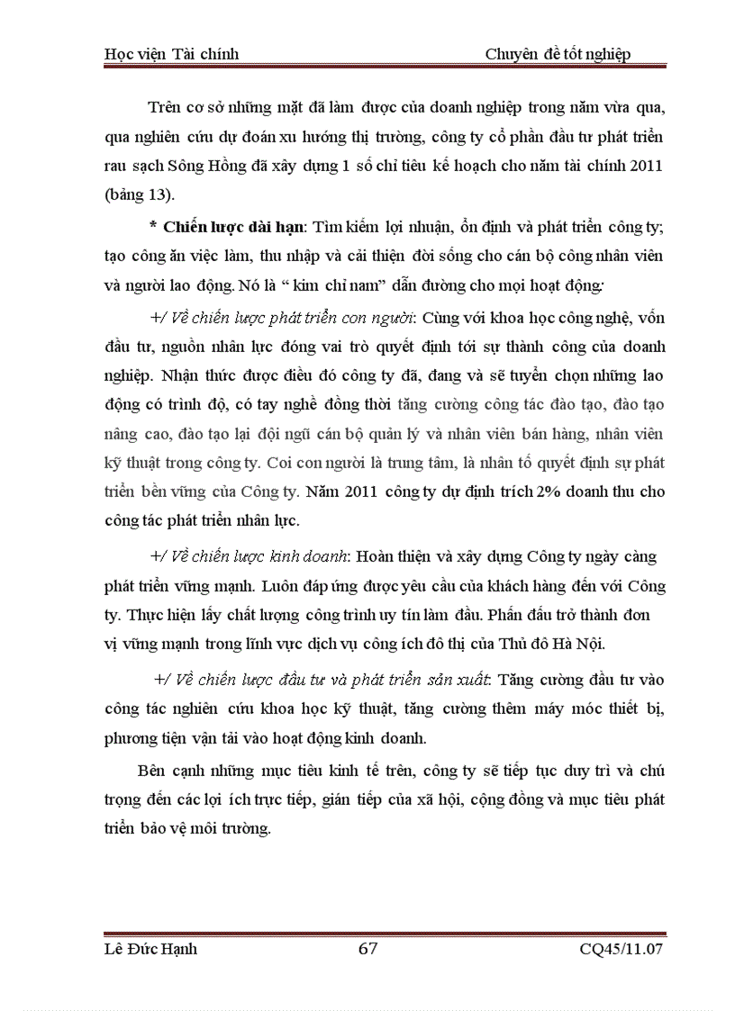 image for page Đánh giá thực trạng tài chính và một số giải pháp tài chính nhằm nâng cao hiệu quả hoạt động sản xuất kinh doanh tại Công ty cổ phần đầu tư phát triển rau sạch Sông Hồng