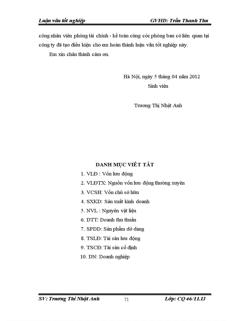 image for page Vốn lưu động và các giải pháp chủ yếu nâng cao hiệu quả sử dụng vốn lưu động tại Công ty Cổ phần Đầu tư Xây dựng và Thương mại Lâm Bình 3