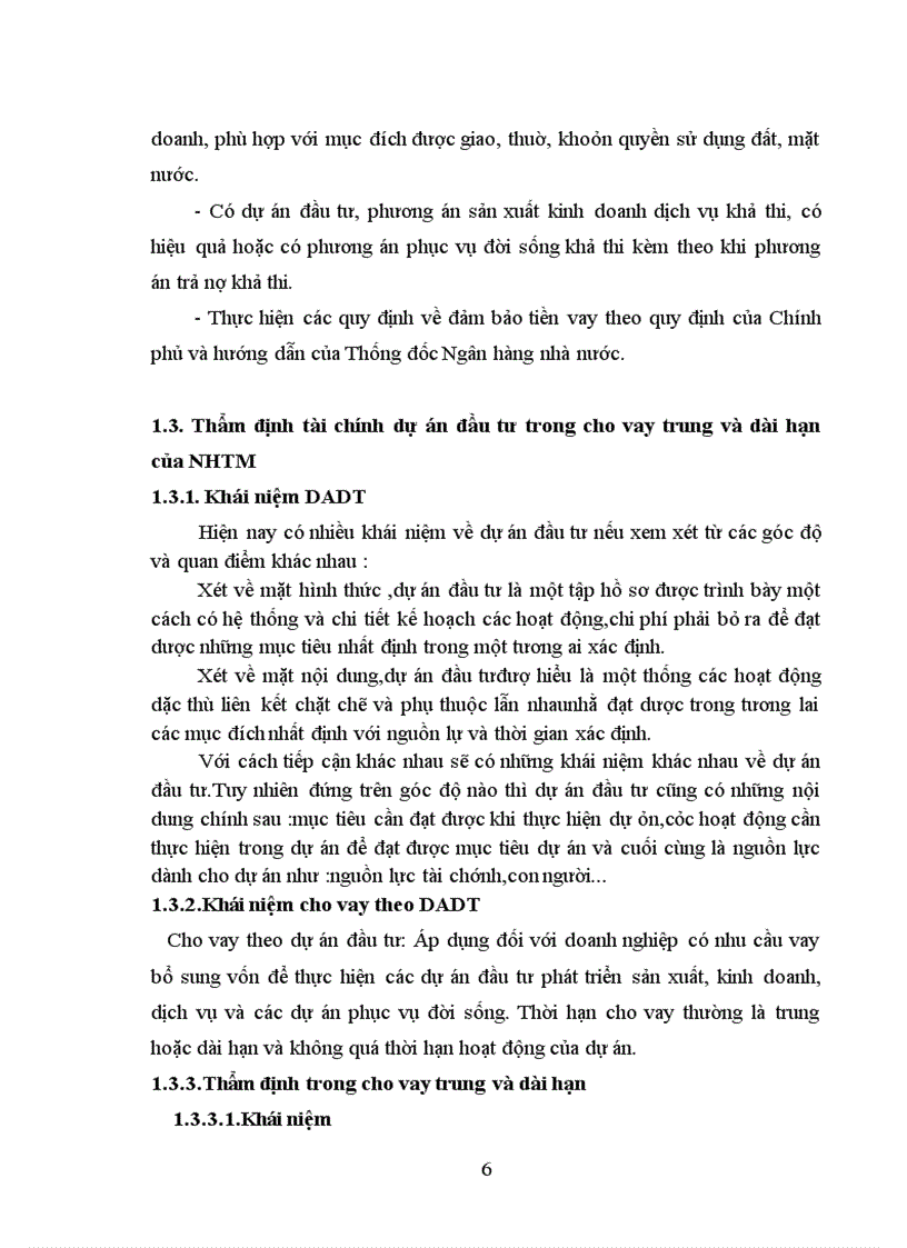 image for page Một số giải pháp nâng cao chất lượng thẩm định tài chính dự án đầu tư trong cho vay trung và dài hạn tại Trung Tõm TDDN KV Miền Bắc Ngõn Hàng TMCP Á Chõu 100 Trần Đại Nghĩa Hà Nội