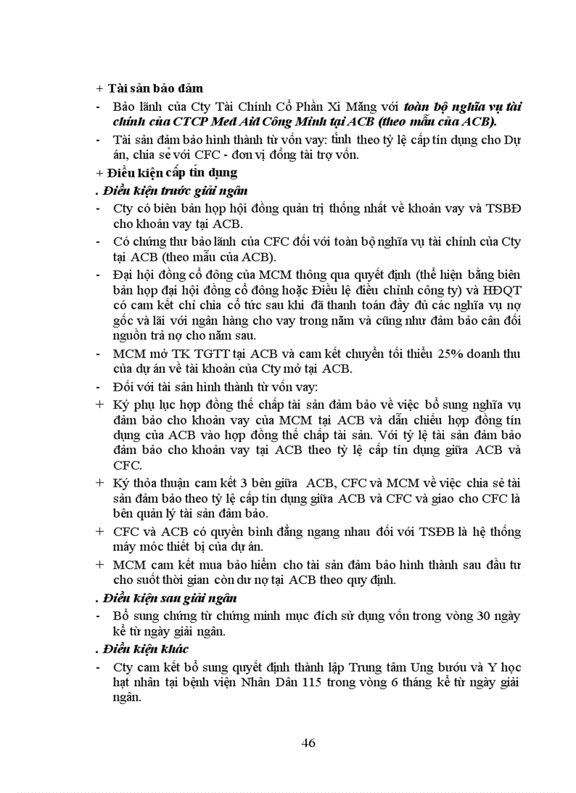 image for page Một số giải pháp nâng cao chất lượng thẩm định tài chính dự án đầu tư trong cho vay trung và dài hạn tại Trung Tõm TDDN KV Miền Bắc Ngõn Hàng TMCP Á Chõu 100 Trần Đại Nghĩa Hà Nội