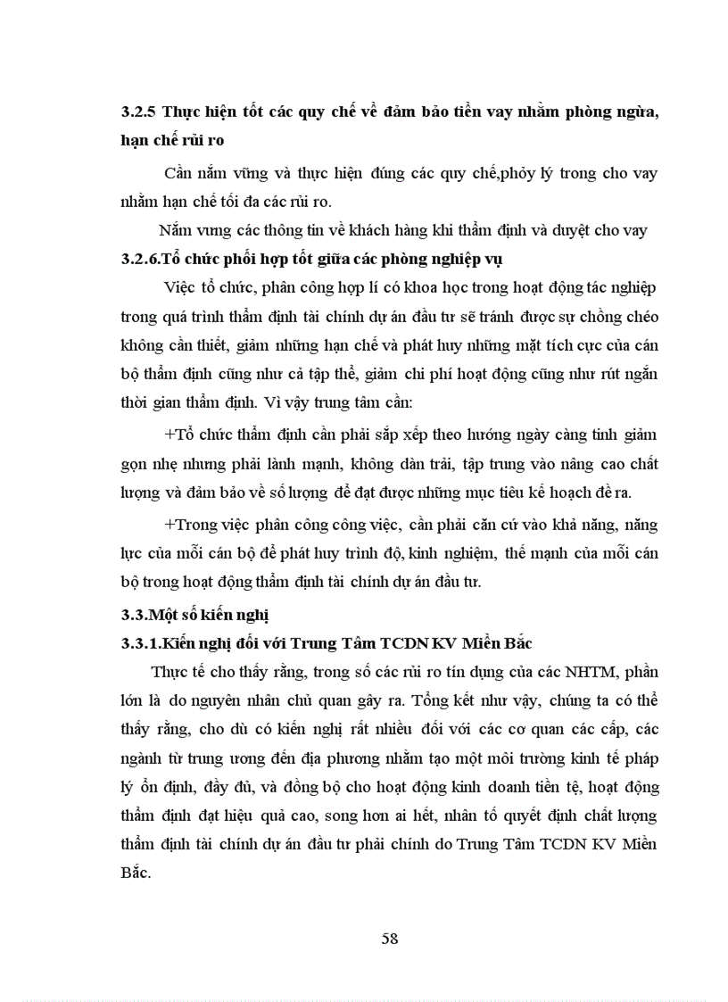 image for page Một số giải pháp nâng cao chất lượng thẩm định tài chính dự án đầu tư trong cho vay trung và dài hạn tại Trung Tõm TDDN KV Miền Bắc Ngõn Hàng TMCP Á Chõu 100 Trần Đại Nghĩa Hà Nội