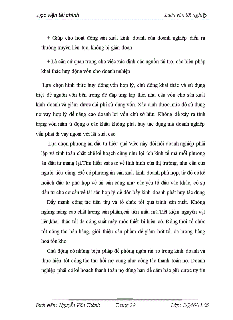image for page Một số giải pháp nâng cao hiệu quả sử dụng vốn kinh doanh của công ty cổ phần xây dựng và Đầu tư phát triển 1